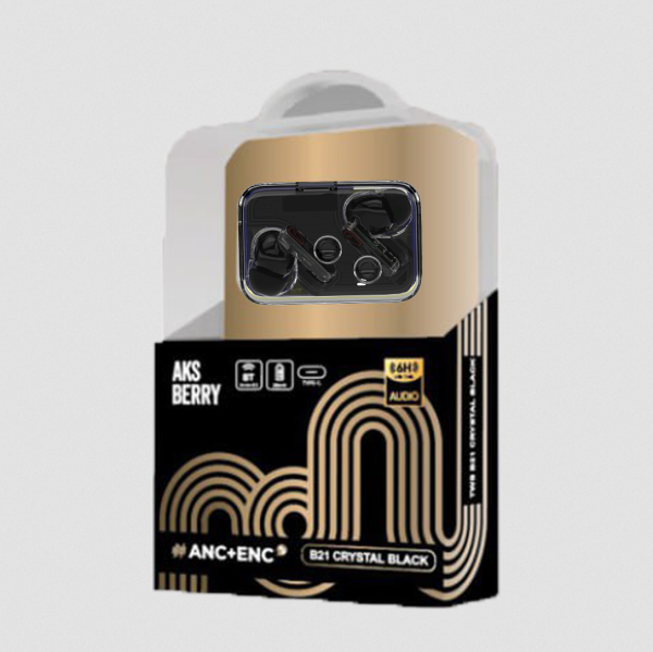 Купить Наушники Aksberry B21 Crystal TWS черный-2.png